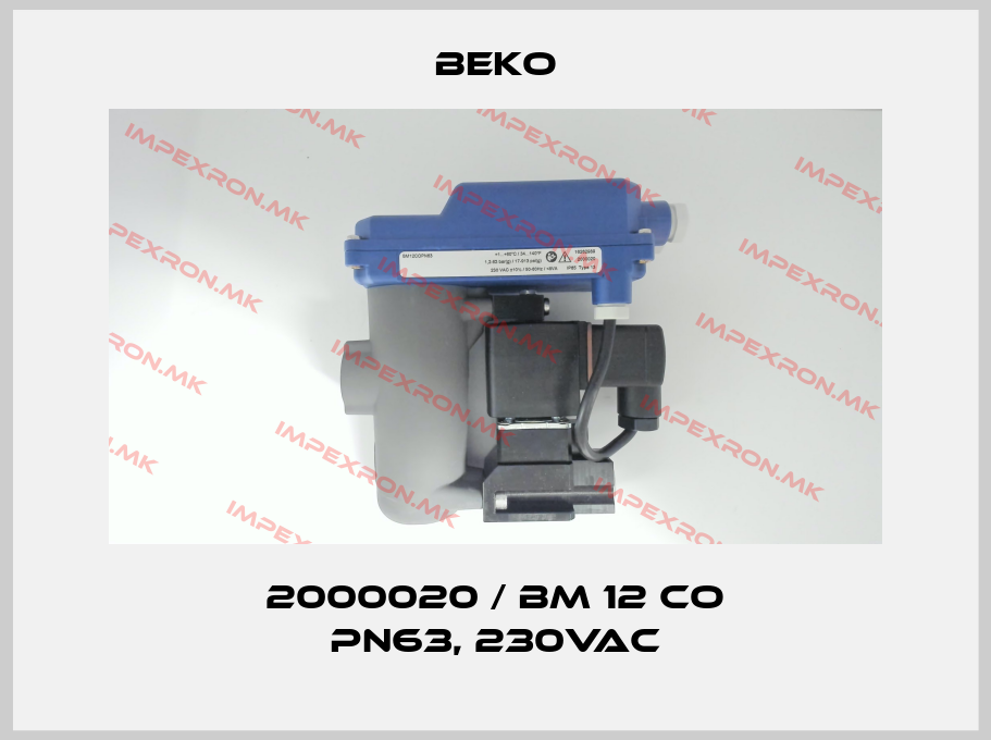 Beko-2000020 / BM 12 CO PN63, 230VACprice