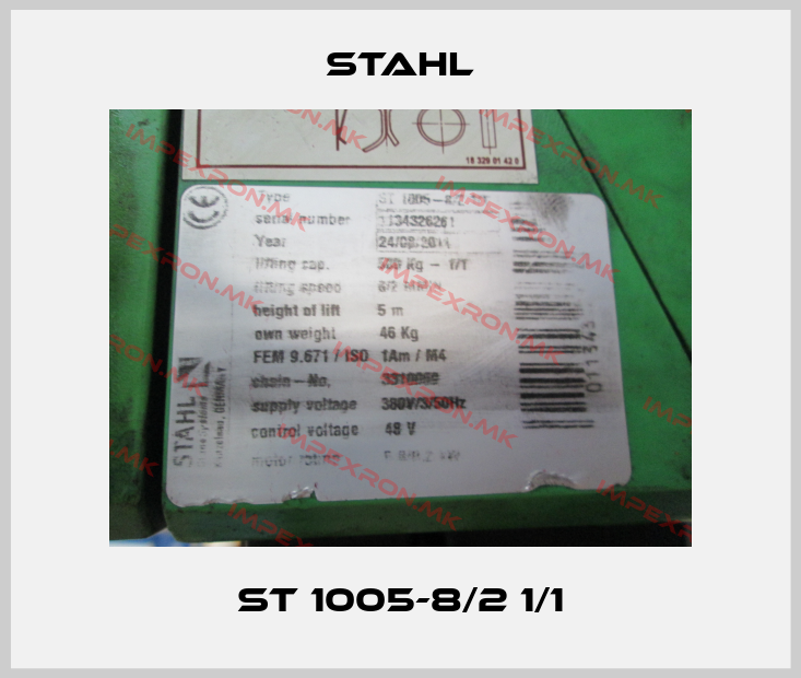 Stahl-ST 1005-8/2 1/1price