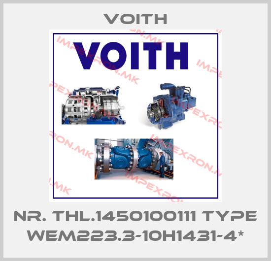 Voith-Nr. THL.1450100111 Type WEM223.3-10H1431-4*price