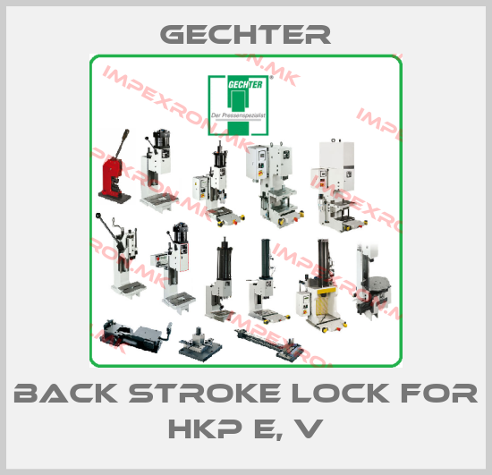Gechter-Back stroke lock for HKP E, Vprice