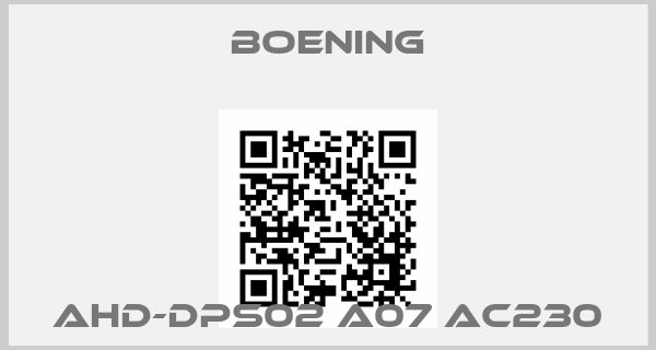 Boening-AHD-DPS02 A07 AC230price