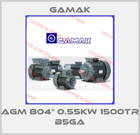 Gamak-AGM 804° 0.55KW 1500TR B5GAprice