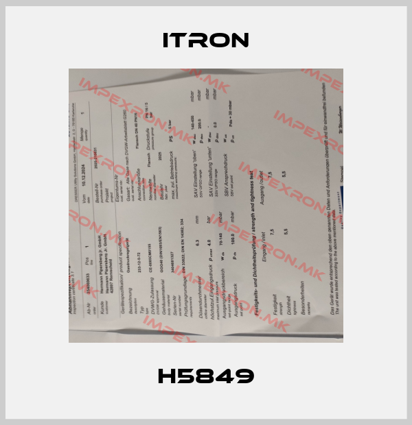 Itron-H5849price