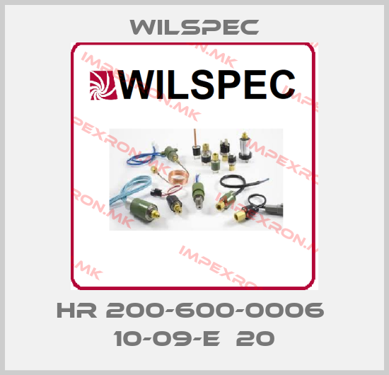 Wilspec-HR 200-600-0006  10-09-E  20price