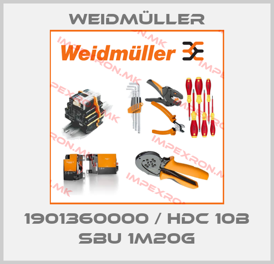 Weidmüller-1901360000 / HDC 10B SBU 1M20Gprice