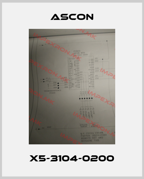 Ascon-X5-3104-0200price