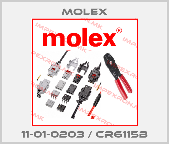 Molex-11-01-0203 / CR6115Bprice