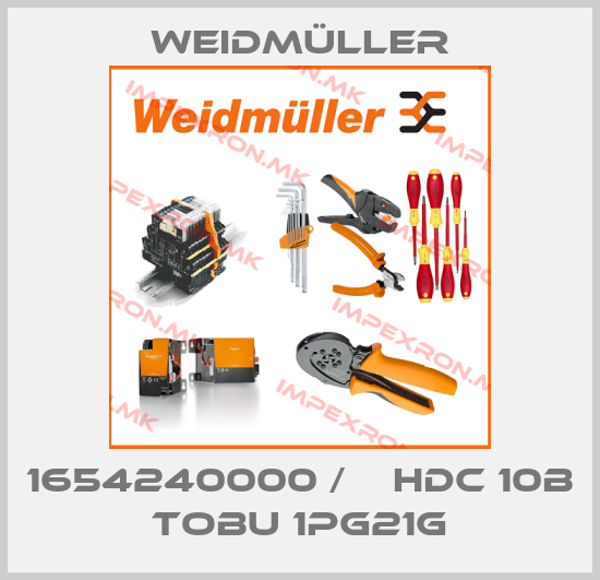 Weidmüller-1654240000 /  	HDC 10B TOBU 1PG21Gprice