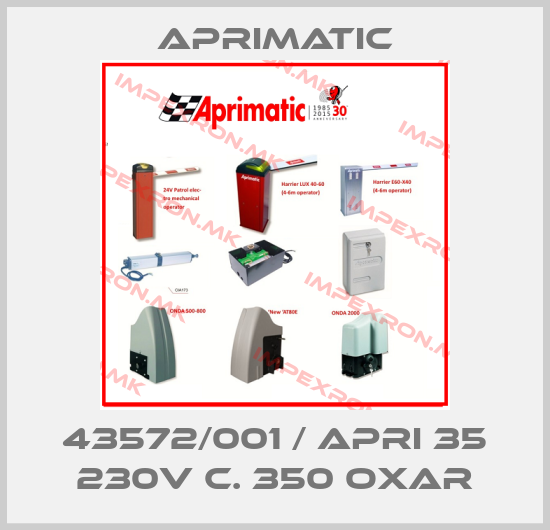 Aprimatic-43572/001 / APRI 35 230V C. 350 OXARprice