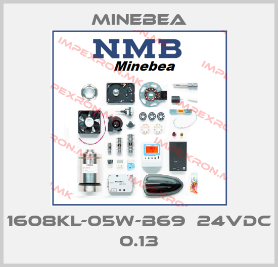 Minebea-1608KL-05W-B69  24VDC 0.13price