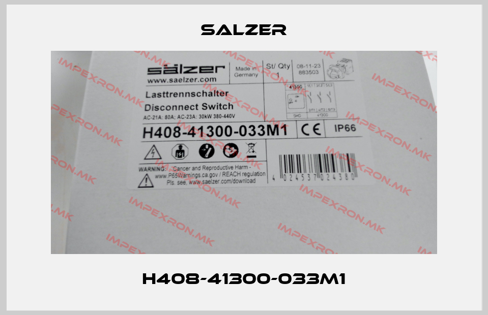Salzer-H408-41300-033M1price