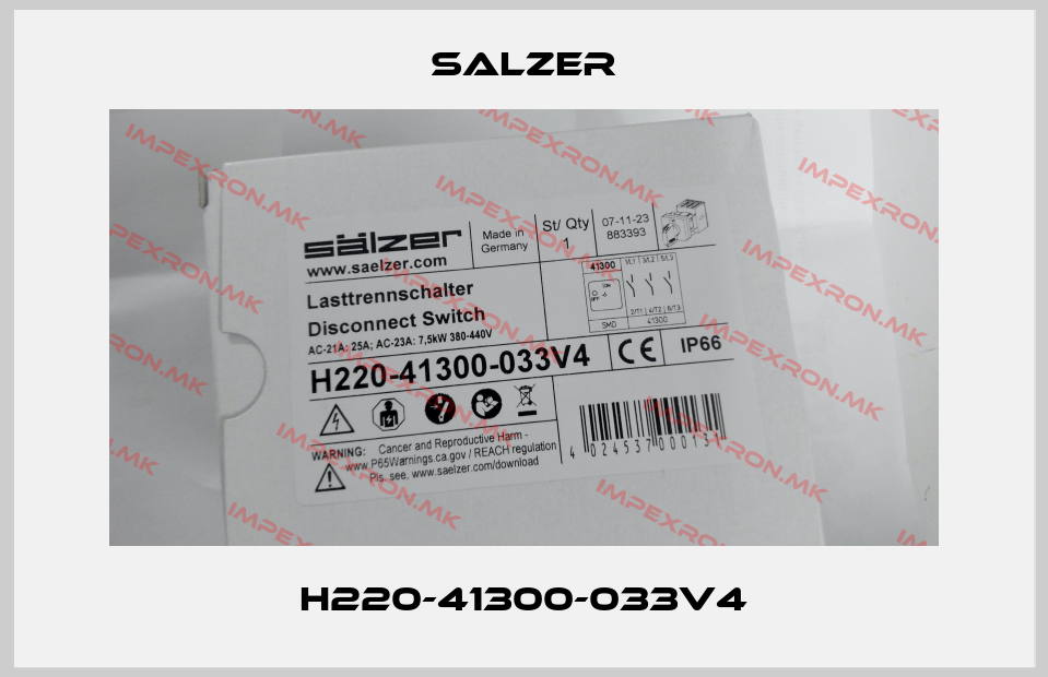 Salzer-H220-41300-033V4price