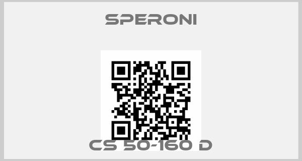 SPERONI-CS 50-160 Dprice