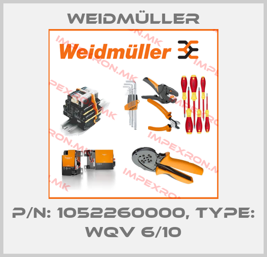 Weidmüller-P/N: 1052260000, Type: WQV 6/10price