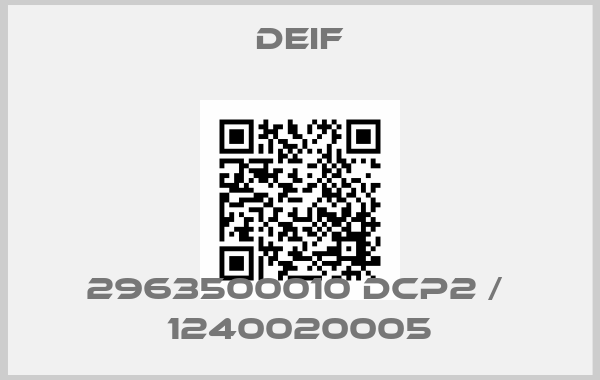 Deif-2963500010 DCP2 /  1240020005price