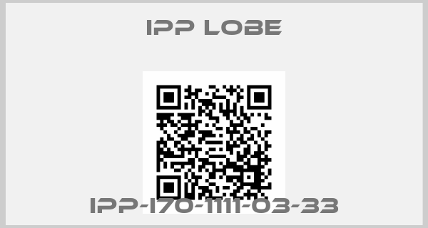 IPP LOBE-IPP-I70-1111-03-33price