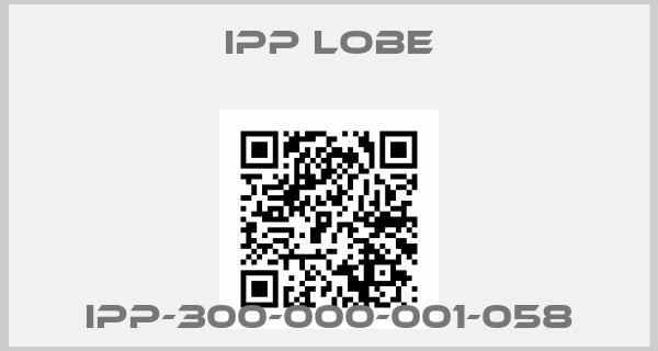 IPP LOBE-IPP-300-000-001-058price