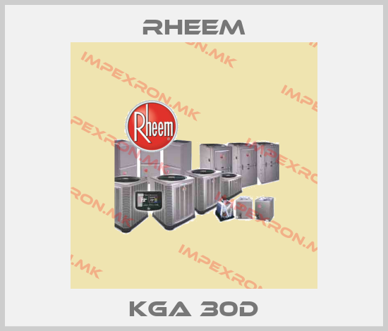 RHEEM-KGA 30Dprice