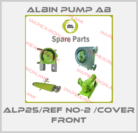 Albin Pump AB-ALP25/Ref No-2 /Cover Frontprice
