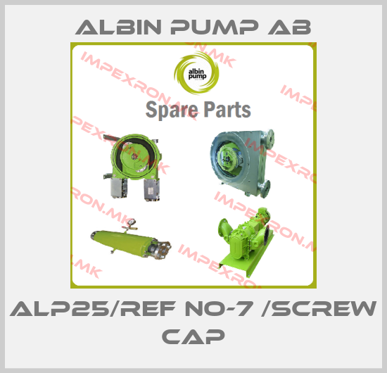 Albin Pump AB-ALP25/Ref No-7 /Screw Capprice