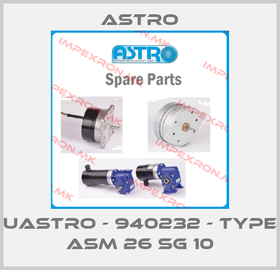 Astro-UASTRO - 940232 - Type  ASM 26 SG 10price