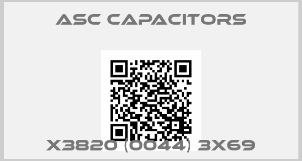 ASC Capacitors-X3820 (0044) 3X69price