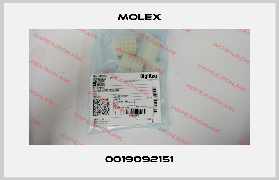 Molex-0019092151price