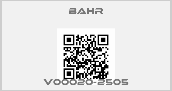 Bahr-V00020-2505price