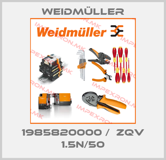Weidmüller-1985820000 /  ZQV 1.5N/50price