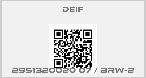 Deif-2951320020 07 / BRW-2price
