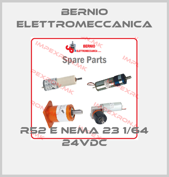 BERNIO ELETTROMECCANICA-R52 E NEMA 23 1/64 24VDCprice