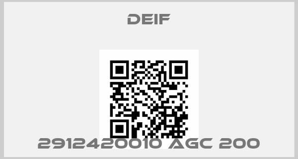 Deif-2912420010 AGC 200price