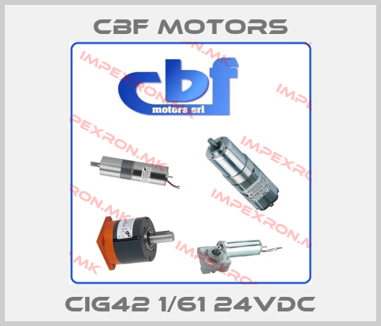 Cbf Motors-CIG42 1/61 24VDCprice