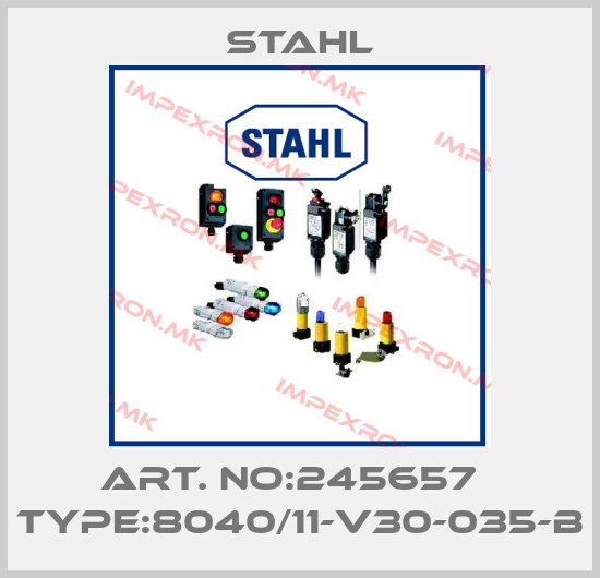 Stahl-Art. No:245657   Type:8040/11-V30-035-Bprice