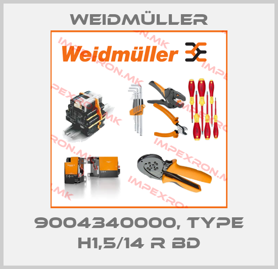 Weidmüller-9004340000, type H1,5/14 R BDprice