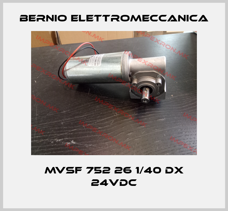 BERNIO ELETTROMECCANICA-MVSF 752 26 1/40 DX 24vdcprice