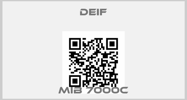 Deif-MIB 7000Cprice