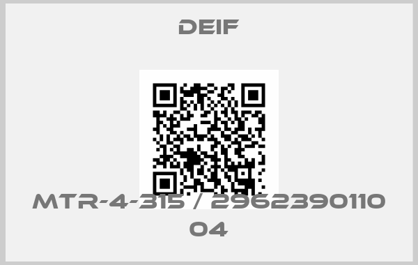 Deif-MTR-4-315 / 2962390110 04price