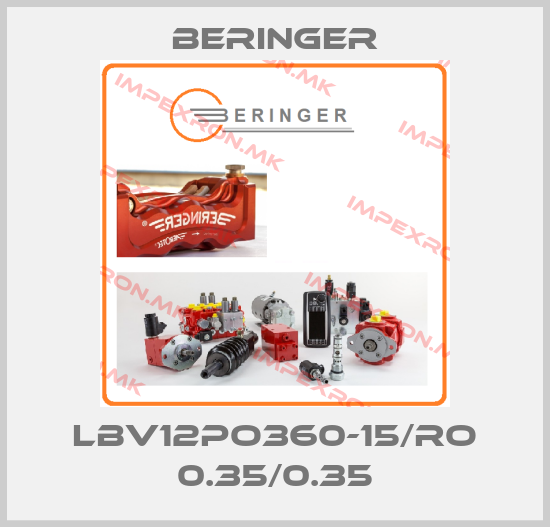 Beringer-LBV12PO360-15/RO 0.35/0.35price