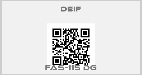Deif-FAS-115 DGprice