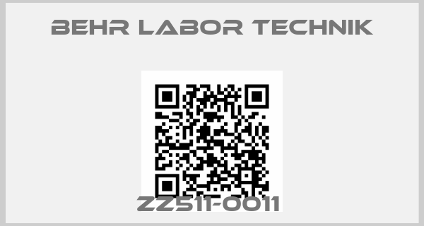 Behr Labor Technik-ZZ511-0011 price