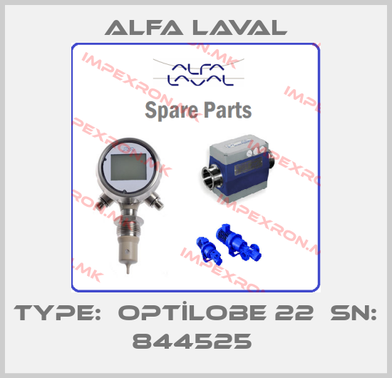 Alfa Laval-TYPE:  OPTİLOBE 22  SN: 844525 price