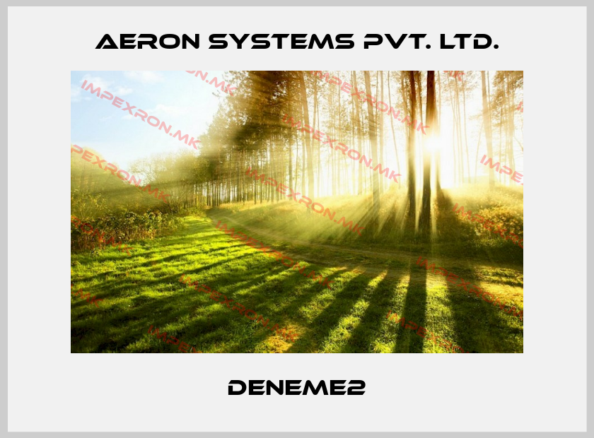 Aeron Systems Pvt. Ltd. Europe