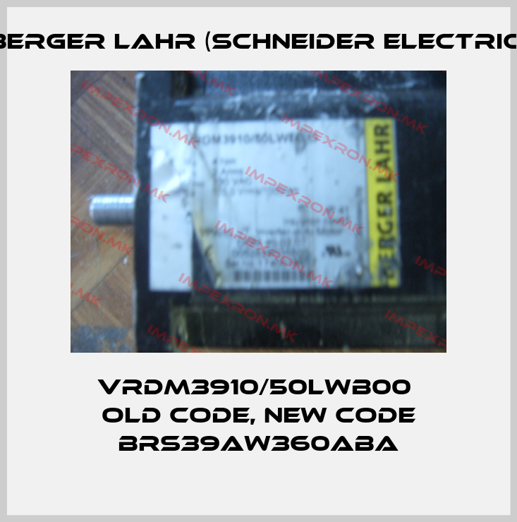Berger Lahr (Schneider Electric)-VRDM3910/50LWB00  old code, new code BRS39AW360ABAprice