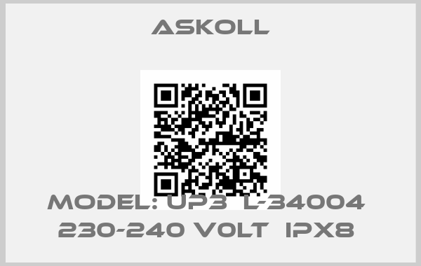 Askoll-MODEL: UP3  L-34004  230-240 V0LT  IPX8 price