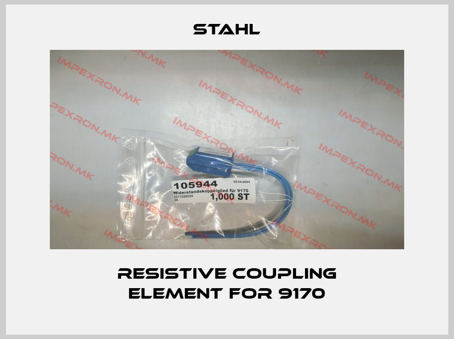 Stahl-Resistive coupling element for 9170price