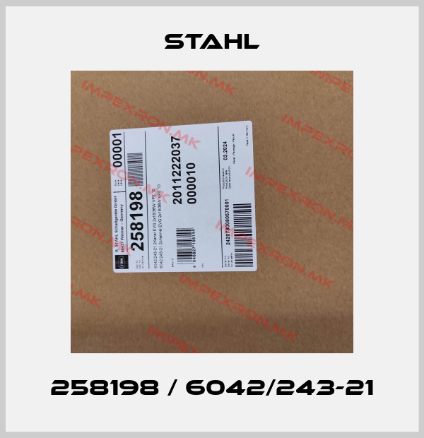 Stahl-258198 / 6042/243-21price