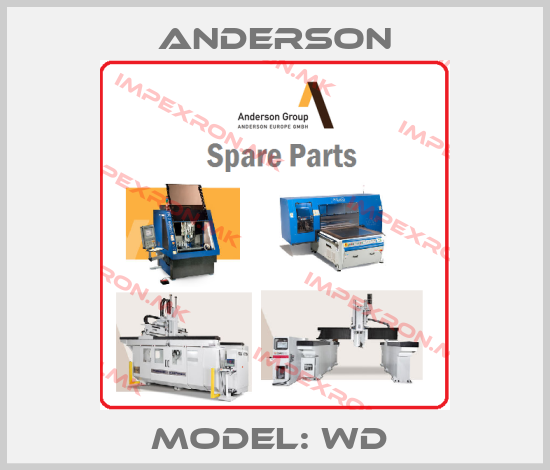Anderson-Model: WD price