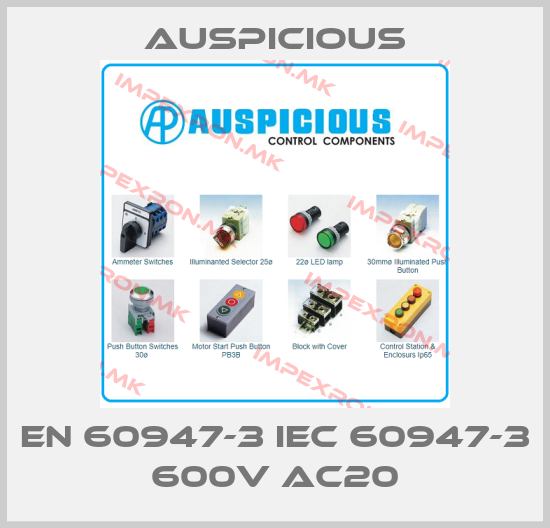 Auspicious-EN 60947-3 IEC 60947-3 600v AC20price