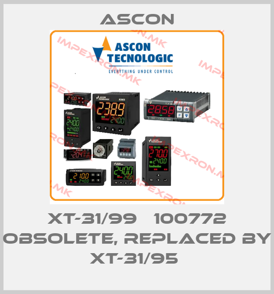 Ascon-XT-31/99   100772 Obsolete, replaced by XT-31/95 price